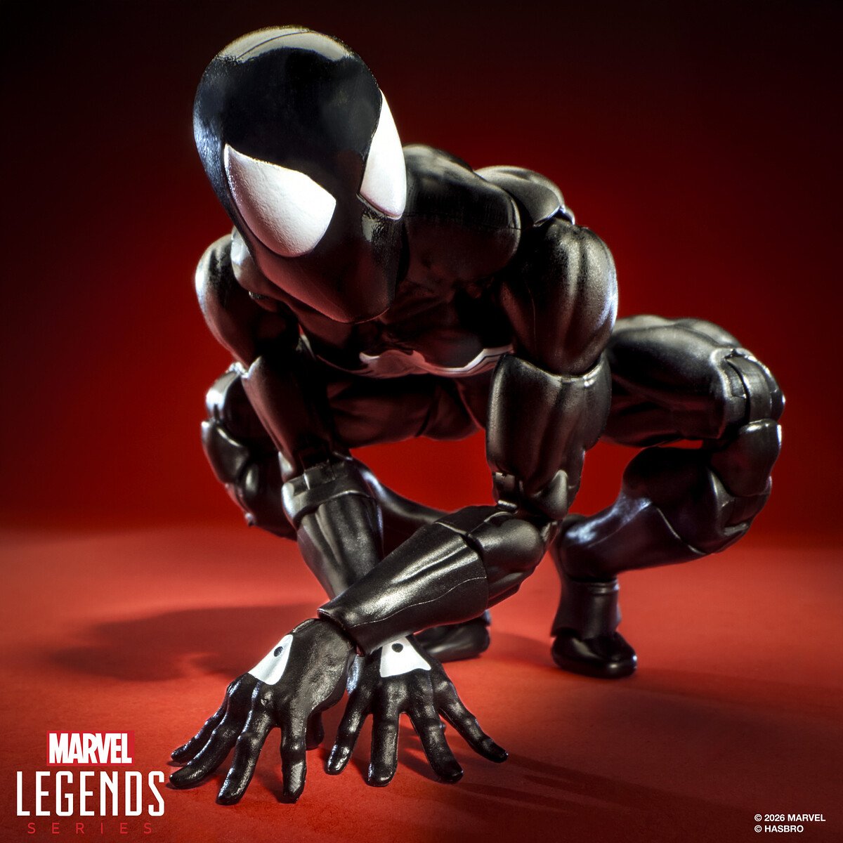 SPIDER-MAN SYMBIOTE FIGURA 15 CM SECRET WARS MAXIMUM SERIES - MARVEL - MARVEL LEGENDS - HASBRO - Imagen 11