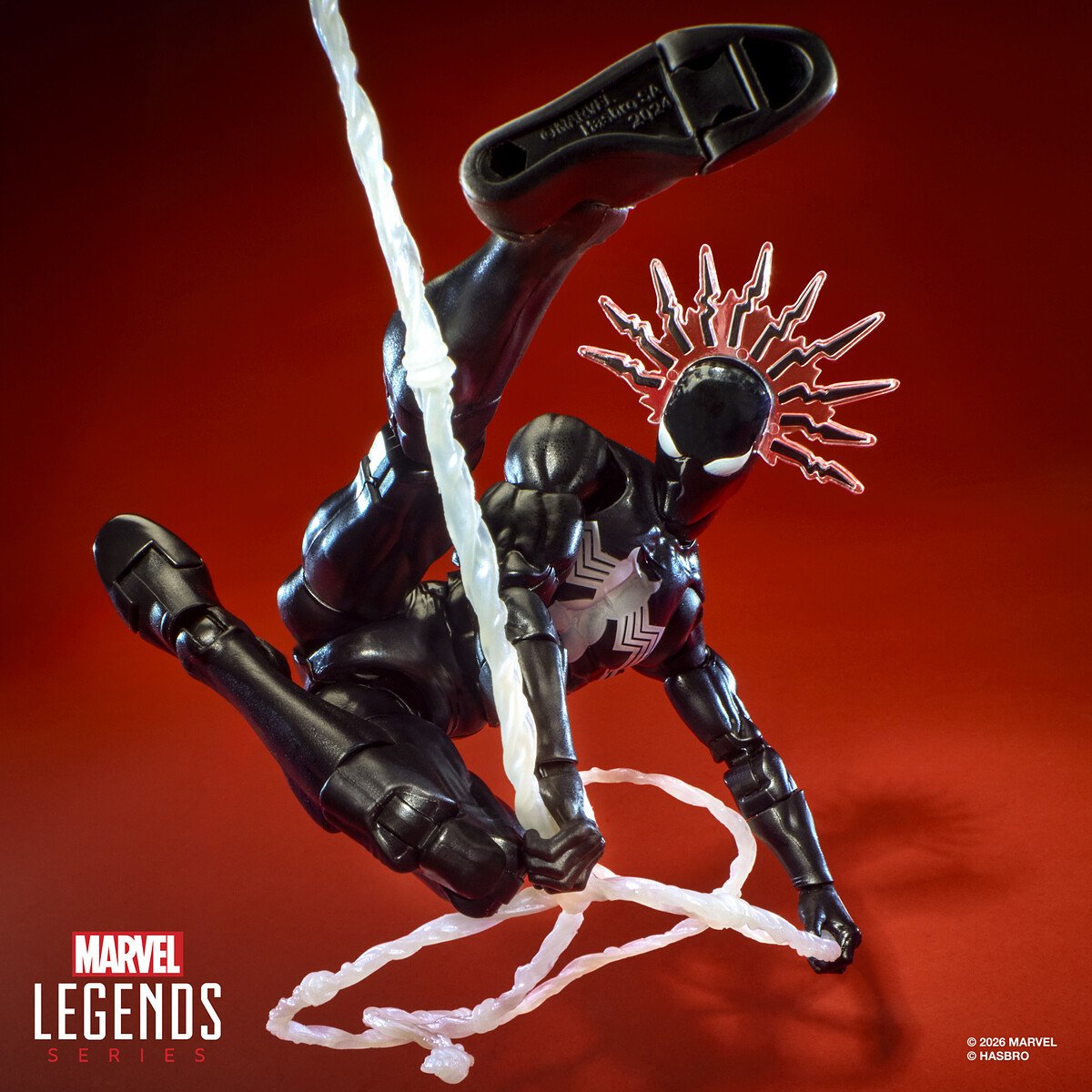 SPIDER-MAN SYMBIOTE FIGURA 15 CM SECRET WARS MAXIMUM SERIES - MARVEL - MARVEL LEGENDS - HASBRO - Imagen 12