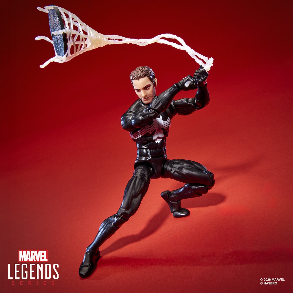 SPIDER-MAN SYMBIOTE FIGURA 15 CM SECRET WARS MAXIMUM SERIES - MARVEL - MARVEL LEGENDS - HASBRO - Imagen 13