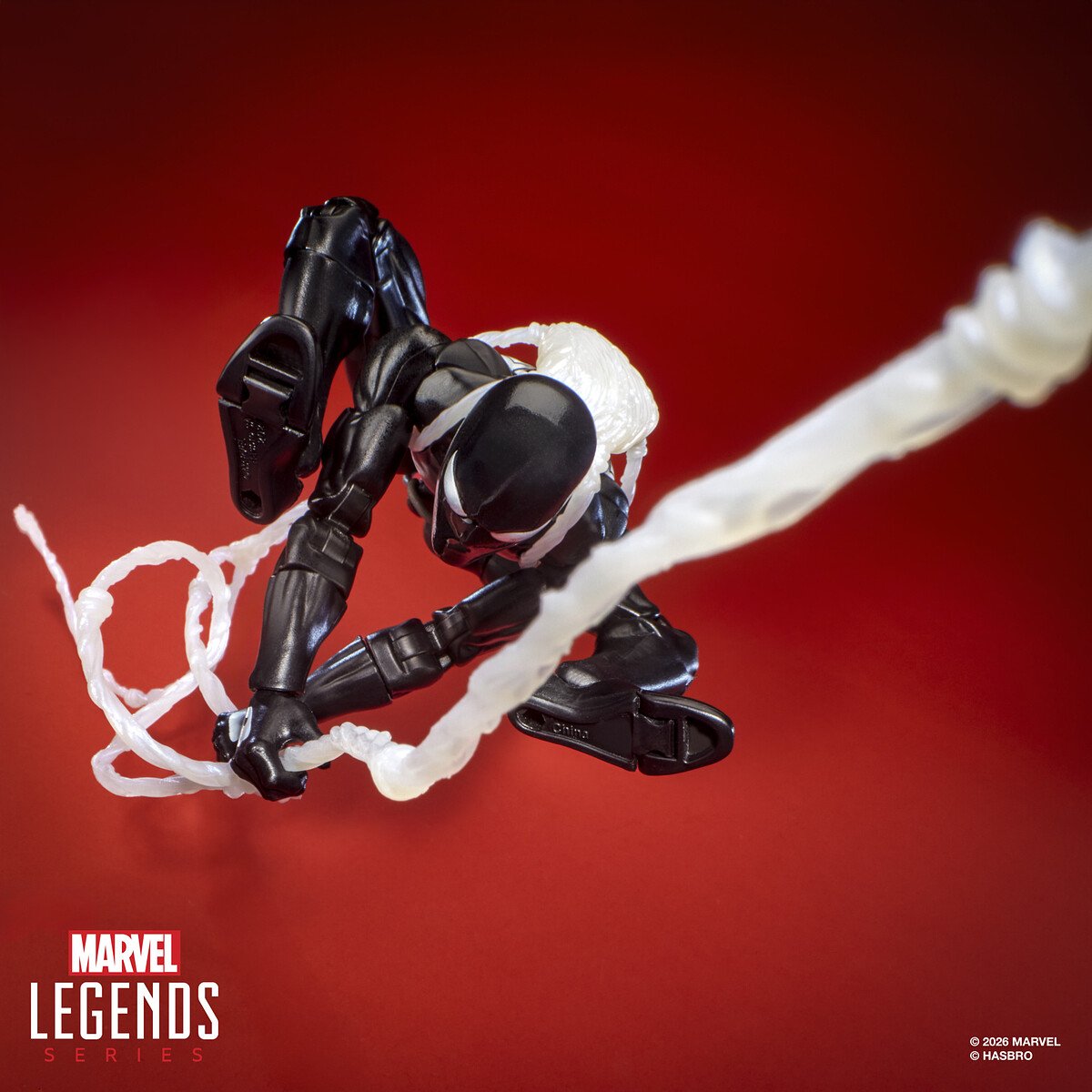 SPIDER-MAN SYMBIOTE FIGURA 15 CM SECRET WARS MAXIMUM SERIES - MARVEL - MARVEL LEGENDS - HASBRO - Imagen 14