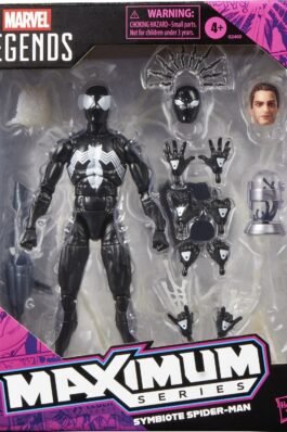 SPIDER-MAN SYMBIOTE FIGURA 15 CM SECRET WARS MAXIMUM SERIES – MARVEL – MARVEL LEGENDS – HASBRO