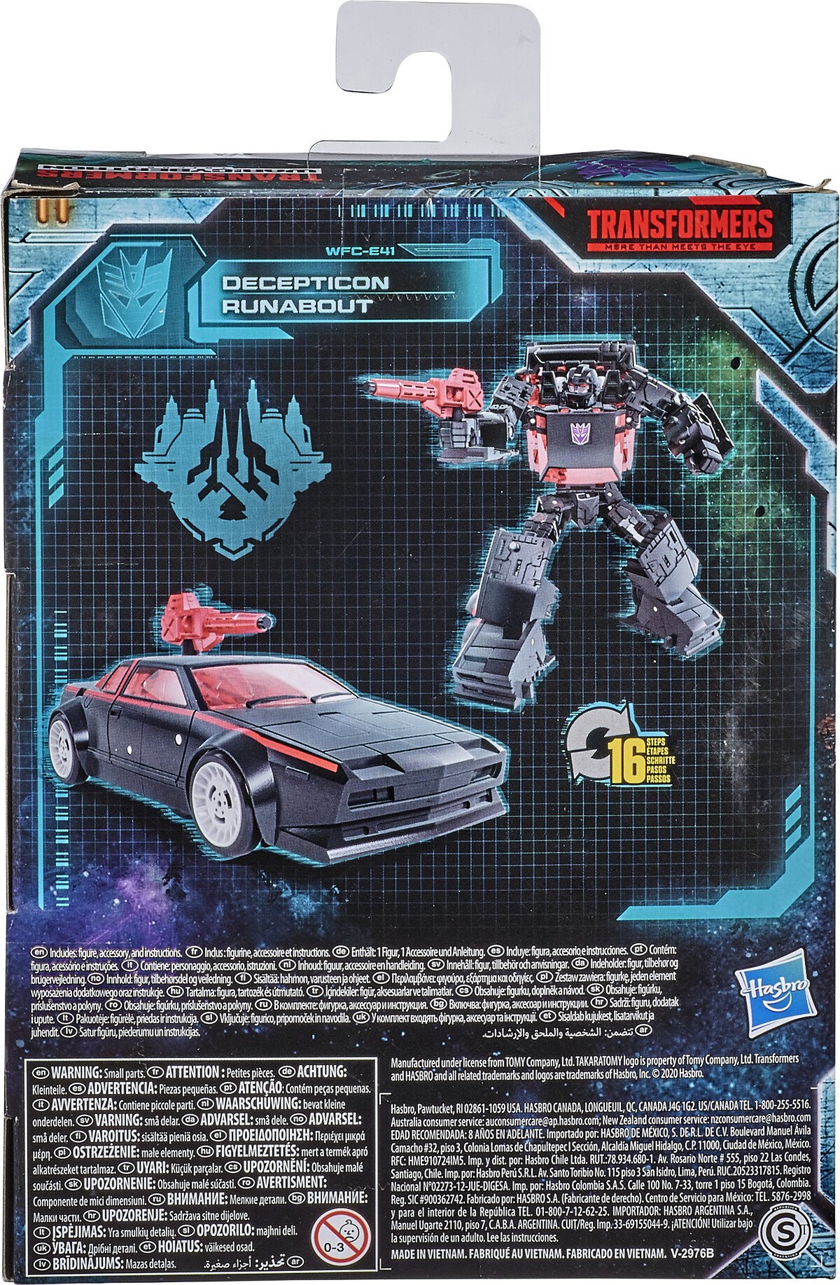 DECEPTICON RUNABOUT DELUXE CLASS - TRANSFORMERS - FIGURA 14 CM : GENERATIONS WAR FOR CYBERTRON EARTHRISE - HASBRO - Imagen 2