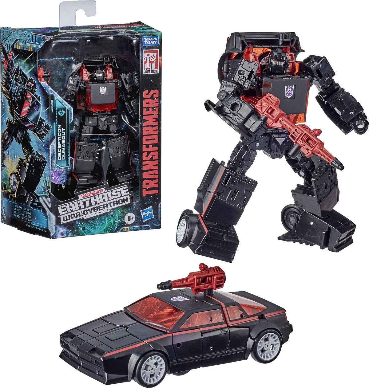 DECEPTICON RUNABOUT DELUXE CLASS - TRANSFORMERS - FIGURA 14 CM : GENERATIONS WAR FOR CYBERTRON EARTHRISE - HASBRO - Imagen 9