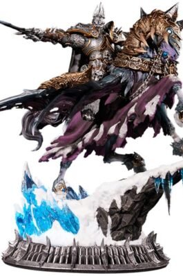 THE LICH KING & INVINCIBLE – BLIZZARD WORLD OF WARCRAFT – STATUE – 36CM – BLIZZARD