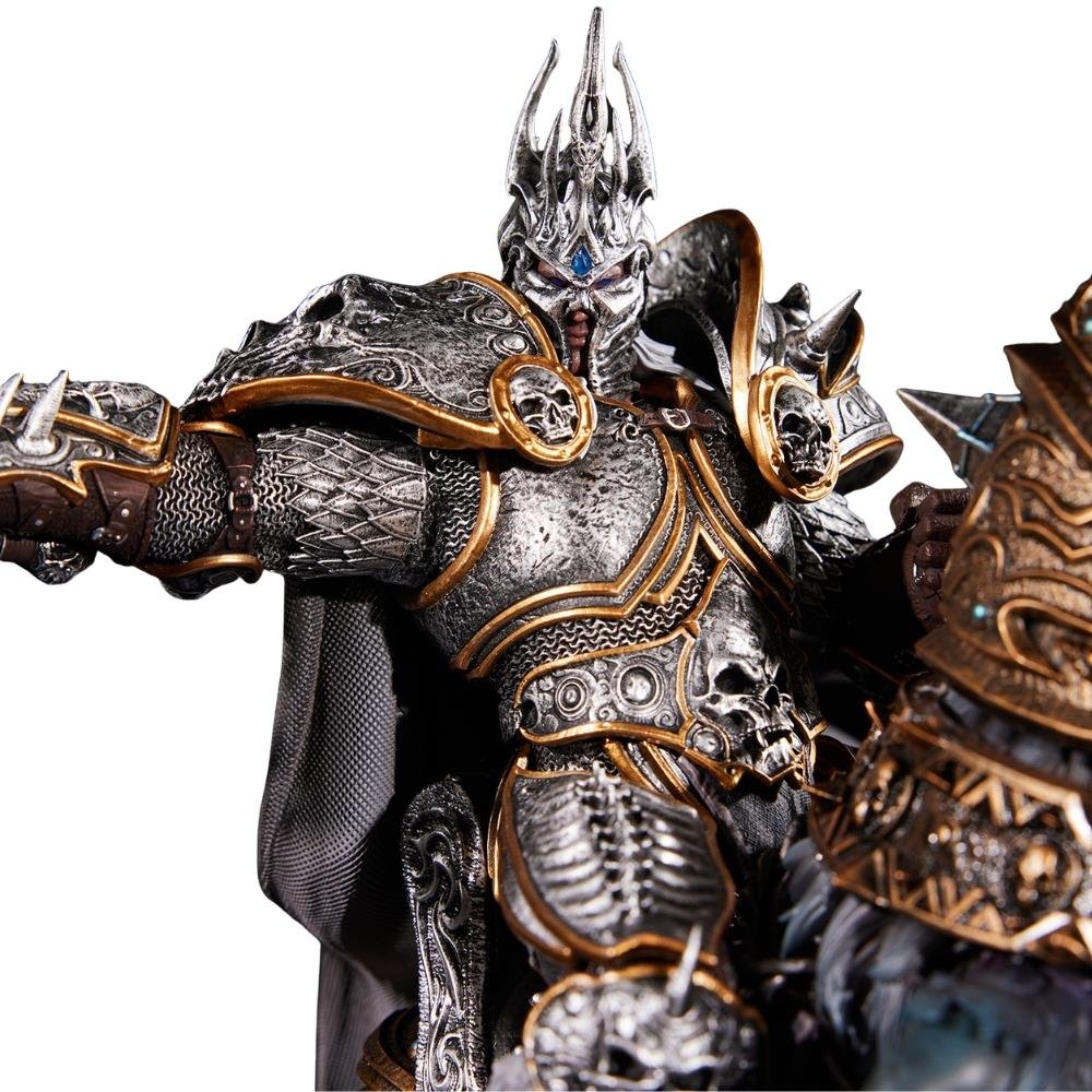 THE LICH KING & INVINCIBLE - BLIZZARD WORLD OF WARCRAFT - STATUE - 36CM - BLIZZARD - Imagen 2