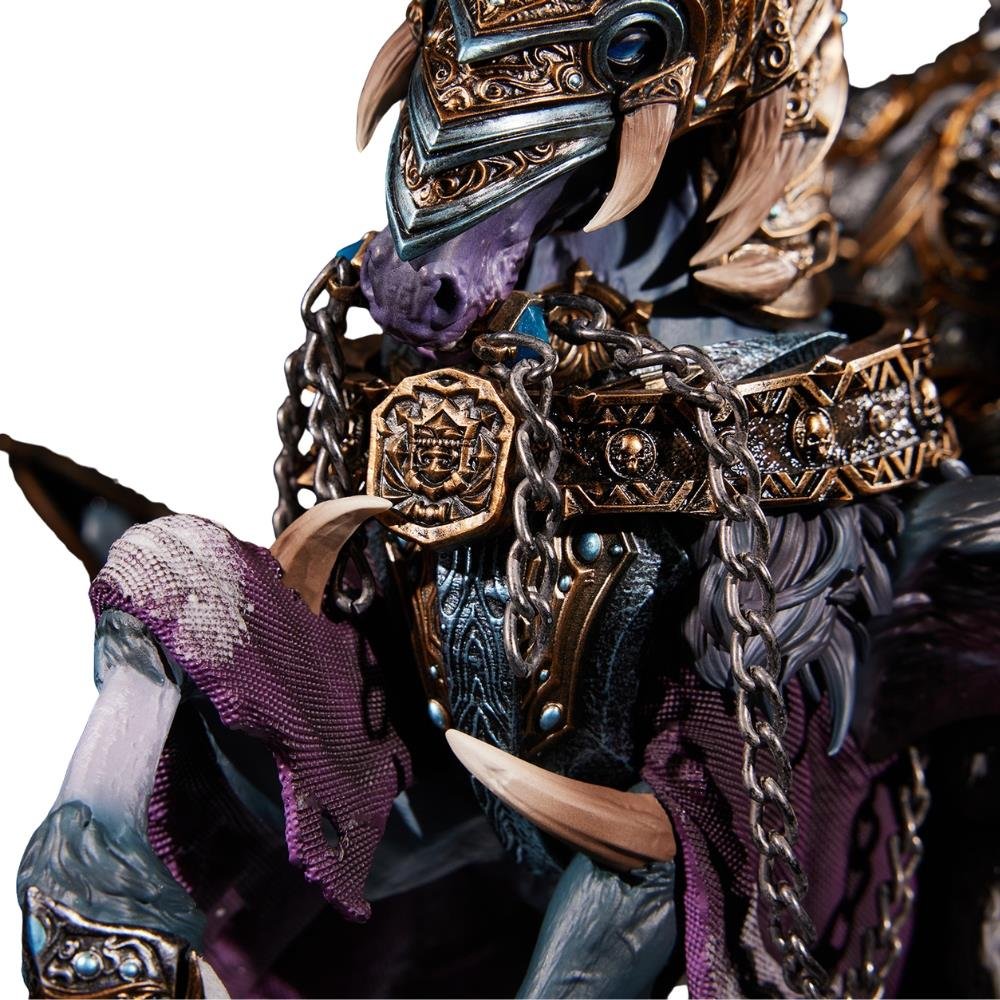 THE LICH KING & INVINCIBLE - BLIZZARD WORLD OF WARCRAFT - STATUE - 36CM - BLIZZARD - Imagen 4