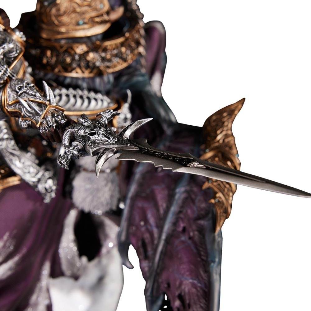 THE LICH KING & INVINCIBLE - BLIZZARD WORLD OF WARCRAFT - STATUE - 36CM - BLIZZARD - Imagen 5
