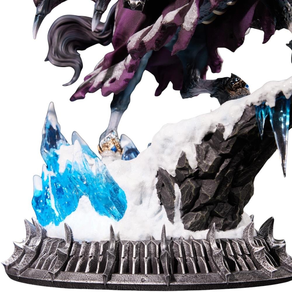 THE LICH KING & INVINCIBLE - BLIZZARD WORLD OF WARCRAFT - STATUE - 36CM - BLIZZARD - Imagen 6