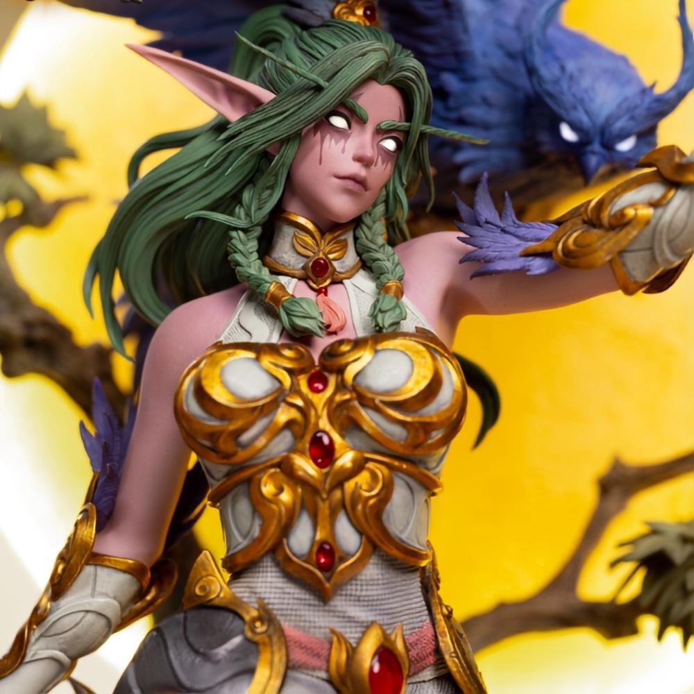 SIGNATURE TYRANDE LE - BLIZZARD HEARTHSTONE - STATUE - 61CM - HEX COLLECTIBLES - Imagen 5