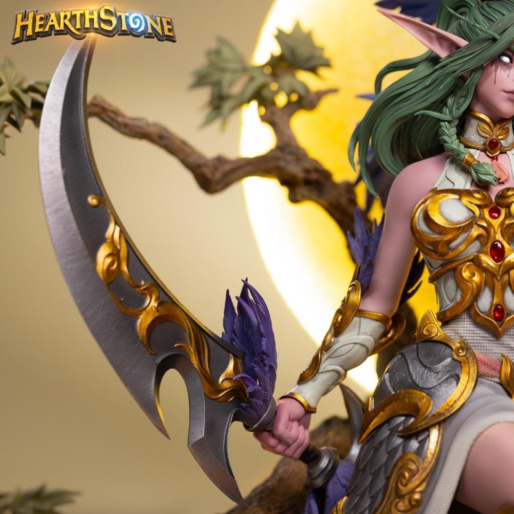 SIGNATURE TYRANDE LE - BLIZZARD HEARTHSTONE - STATUE - 61CM - HEX COLLECTIBLES - Imagen 8