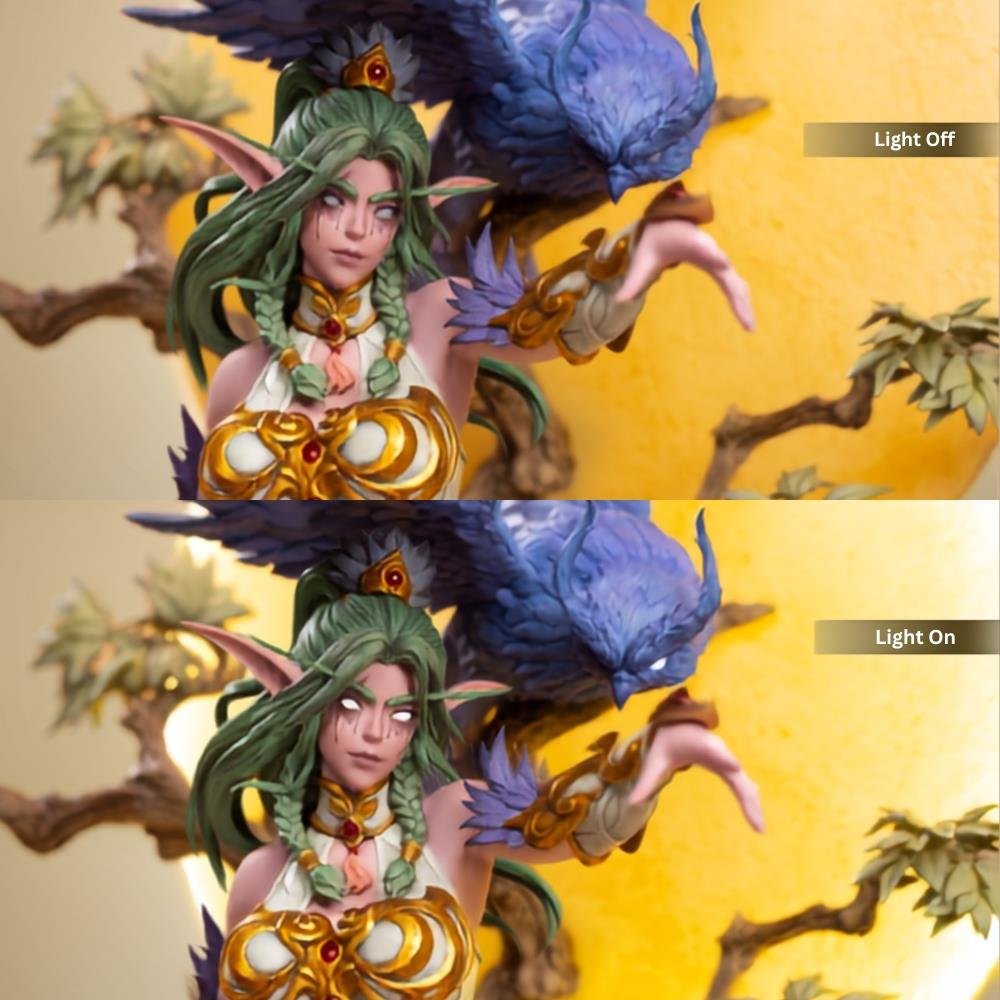 SIGNATURE TYRANDE LE - BLIZZARD HEARTHSTONE - STATUE - 61CM - HEX COLLECTIBLES - Imagen 9