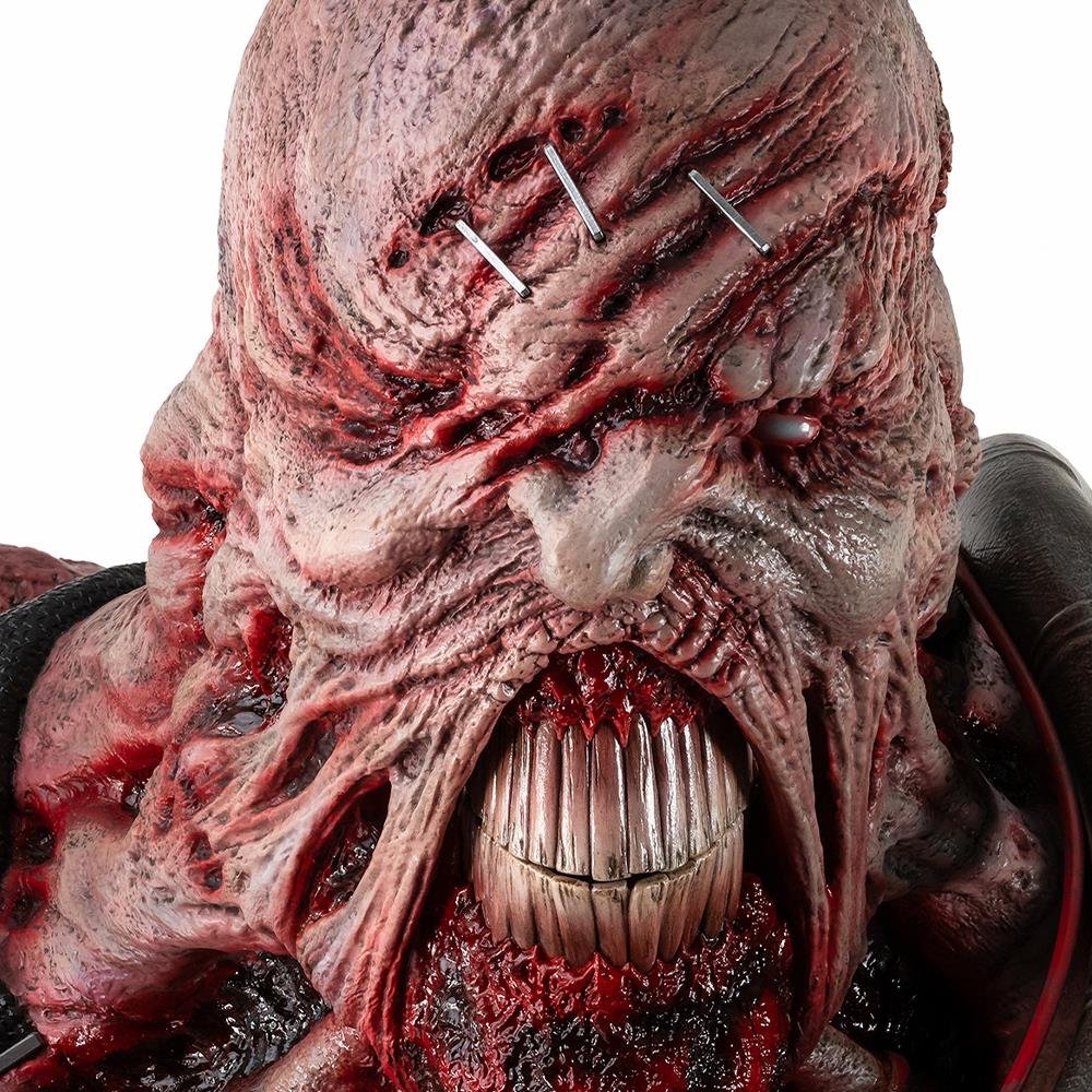 NEMESIS - RESIDENT EVIL 3 REMAKE - 1/1 BUST - 91CM - PUREARTS - Imagen 6