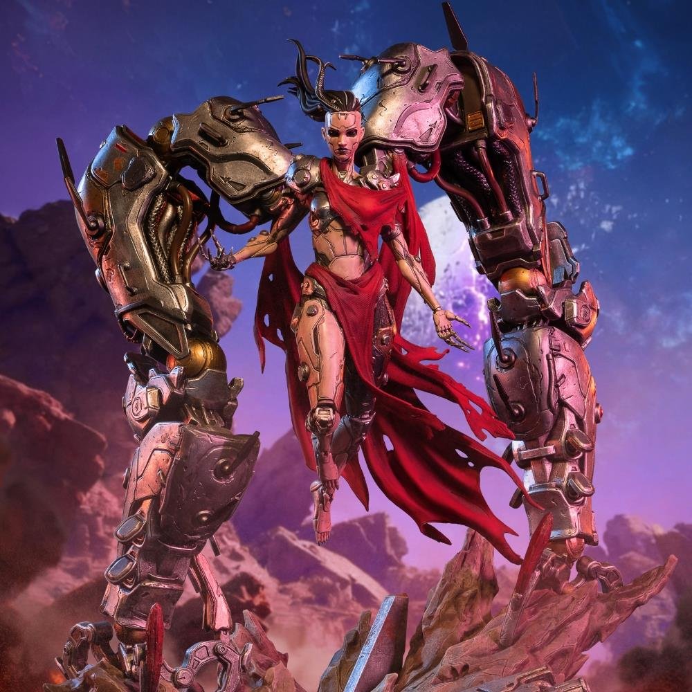 CALLIS THE RIPPER QUEEN - BORDERLANDS 4 - 1/6 SCALE STATUE - 65CM - PUREARTS - Imagen 9