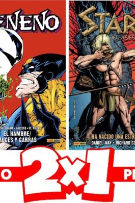 PACK 2X1 VENENO. EL HAMBRE/ FAUCES Y GARRAS Y STARR EL ASESINO (MARVEL 100% HC)