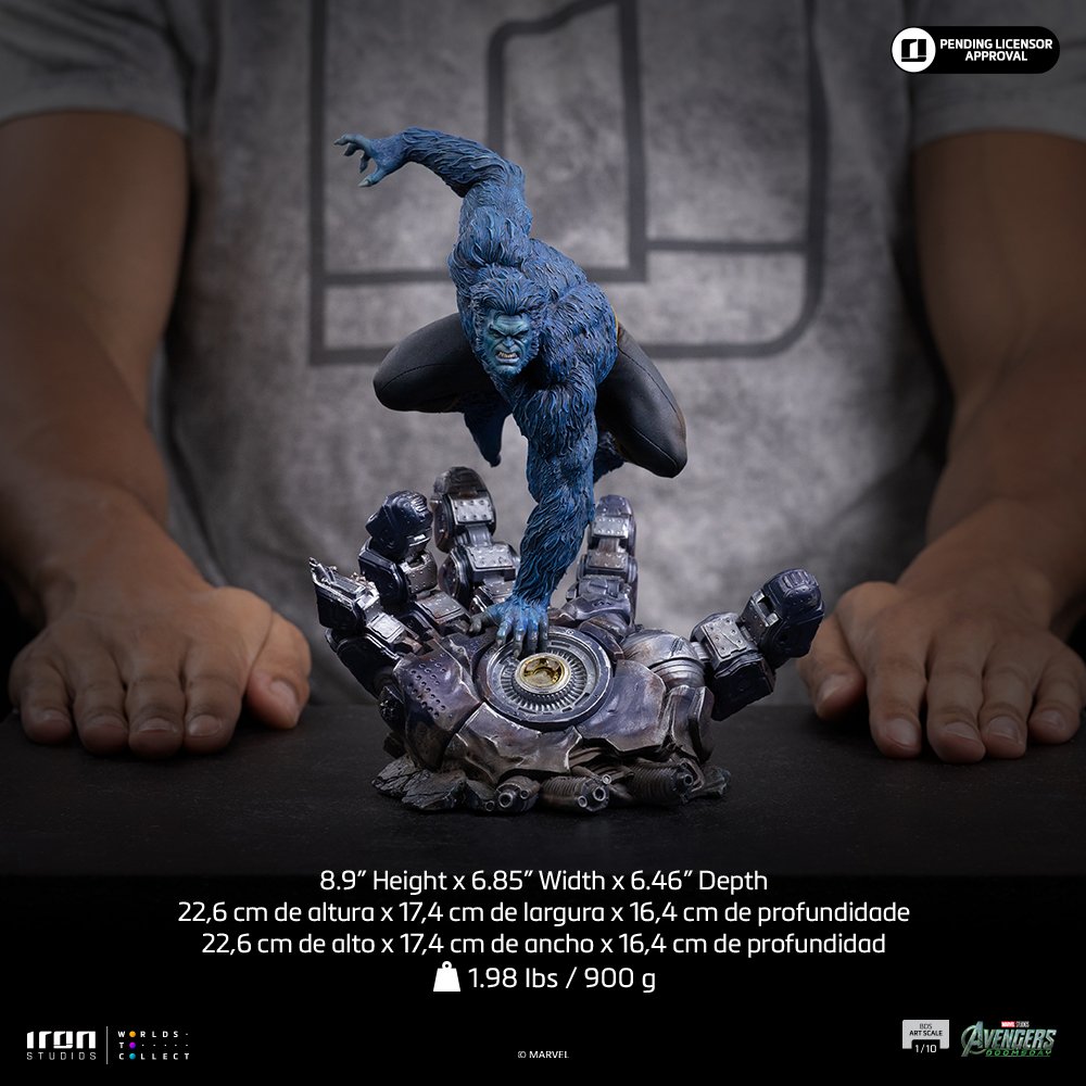 BEAST - AVENGERS: DOOMSDAY - BDS ART SCALE 1/10 - AVENGERS: DOOMSDAY - ART SCALE 1/10 - IRON STUDIOS - Imagen 16