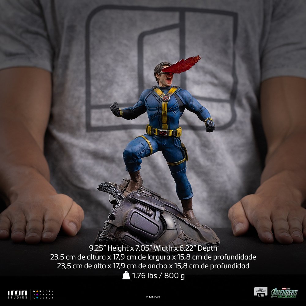 CYCLOPS - AVENGERS: DOOMSDAY - BDS ART SCALE 1/10 - AVENGERS: DOOMSDAY - ART SCALE 1/10 - IRON STUDIOS - Imagen 27
