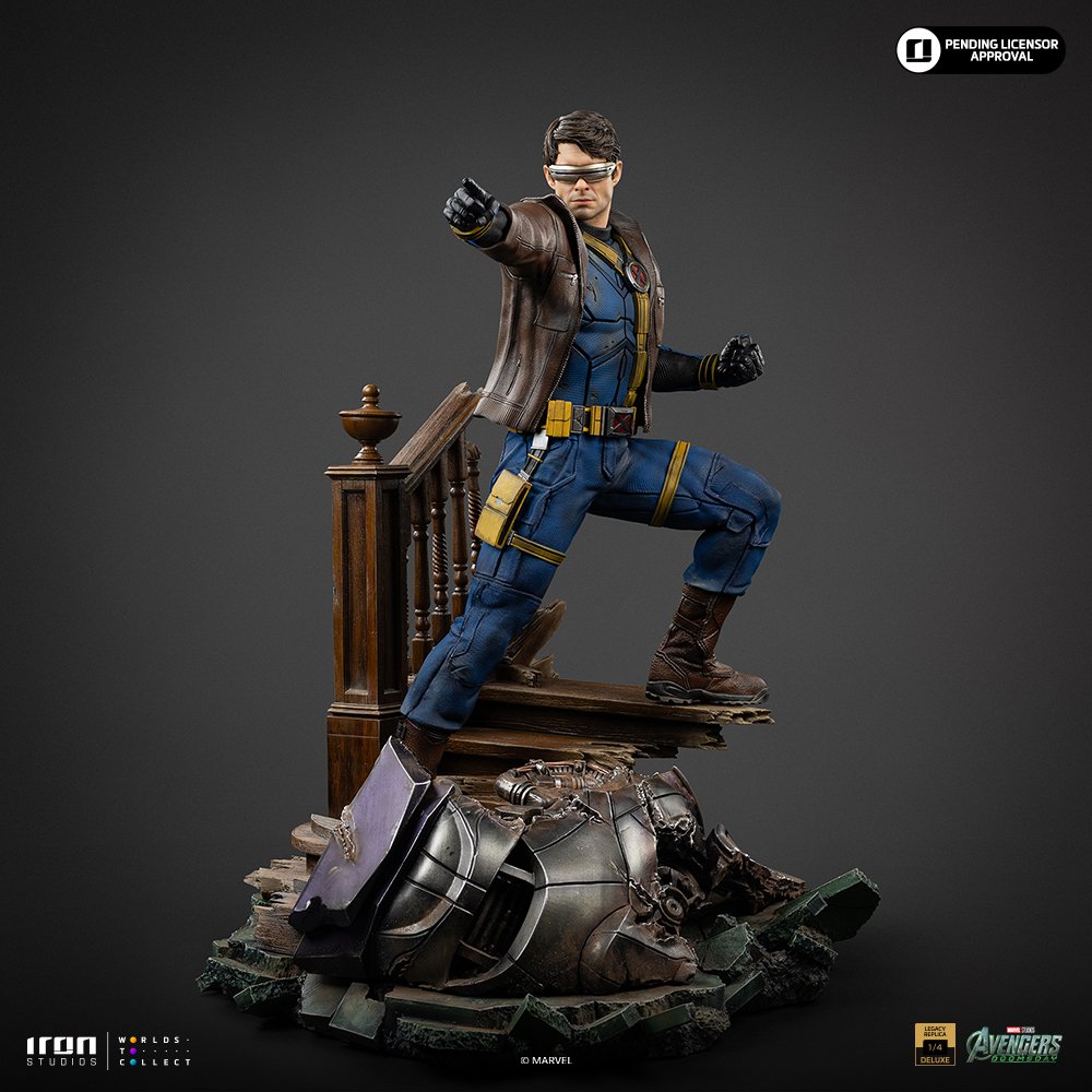 CYCLOPS DELUXE VER. - AVENGERS: DOOMSDAY - LEGACY REPLICA 1/4 - IRON STUDIOS - Imagen 11