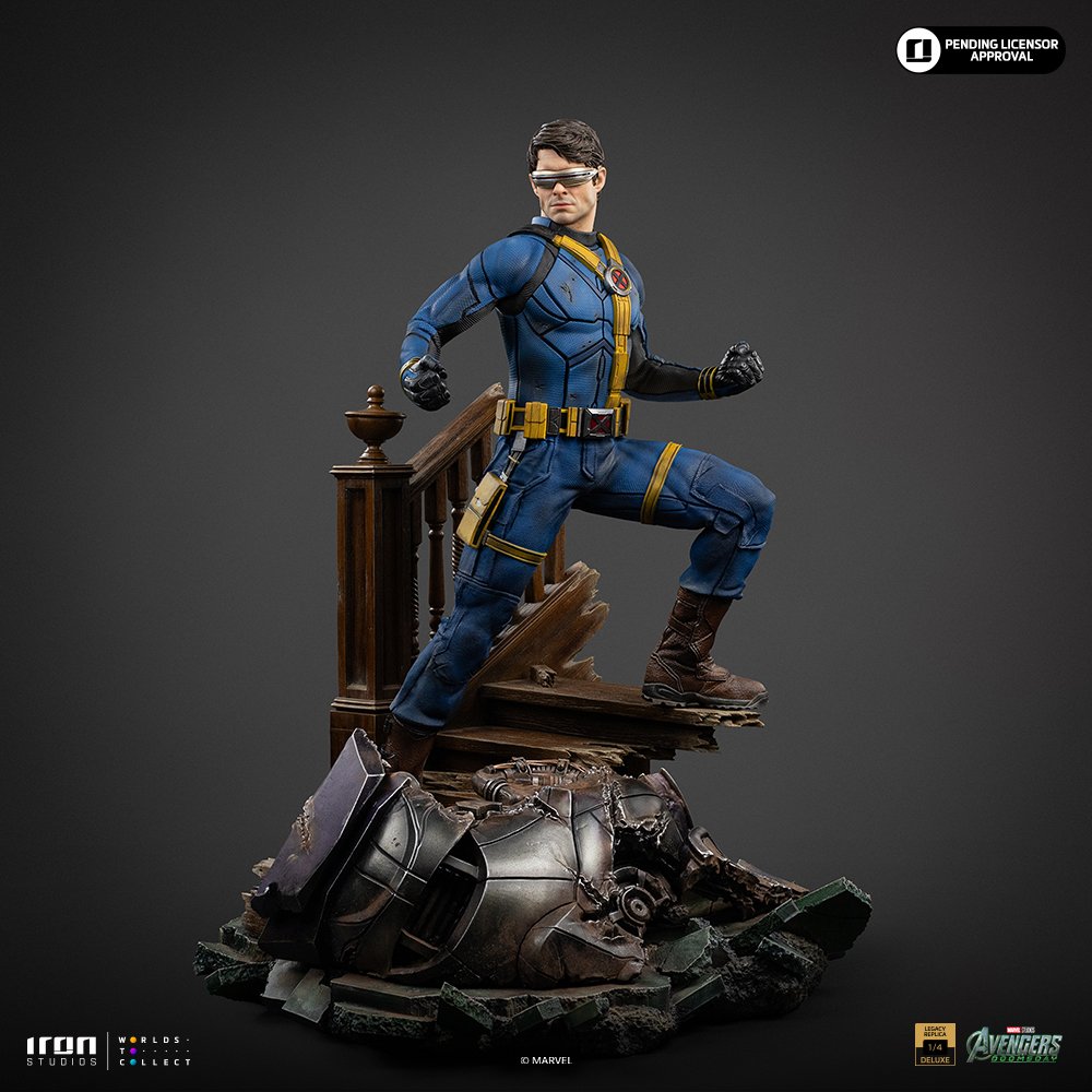CYCLOPS DELUXE VER. - AVENGERS: DOOMSDAY - LEGACY REPLICA 1/4 - IRON STUDIOS - Imagen 8