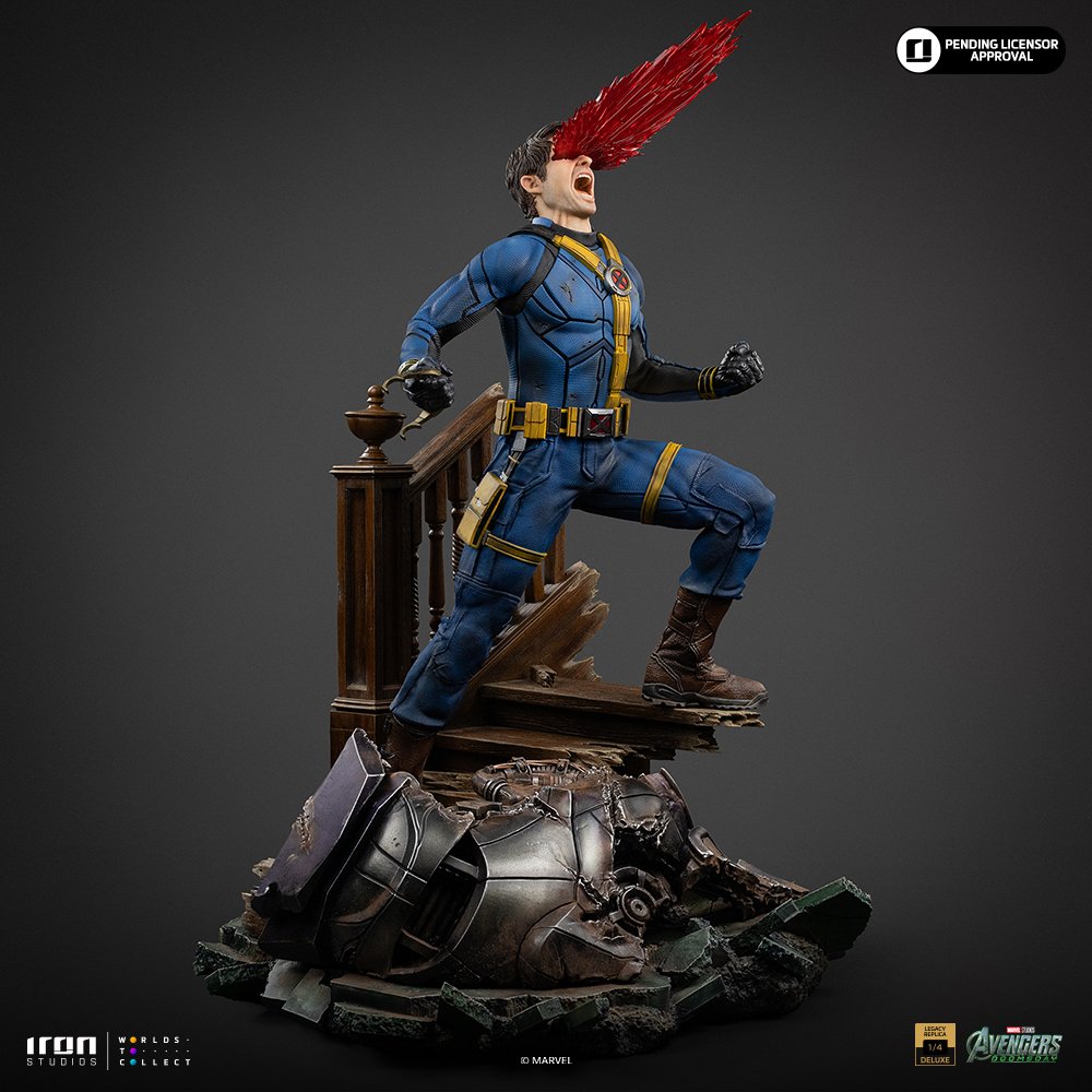 CYCLOPS DELUXE VER. - AVENGERS: DOOMSDAY - LEGACY REPLICA 1/4 - IRON STUDIOS - Imagen 9