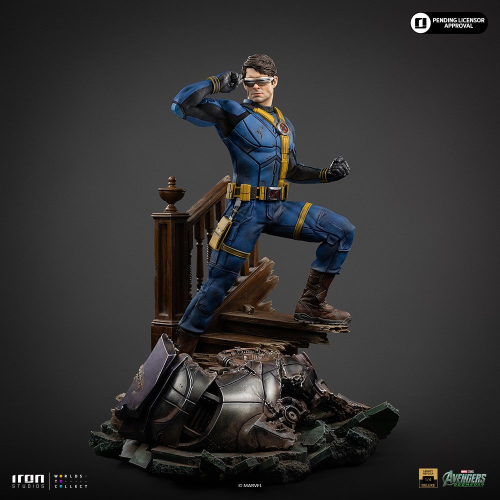 CYCLOPS DELUXE VER. - AVENGERS: DOOMSDAY - LEGACY REPLICA 1/4 - IRON STUDIOS - Imagen 10