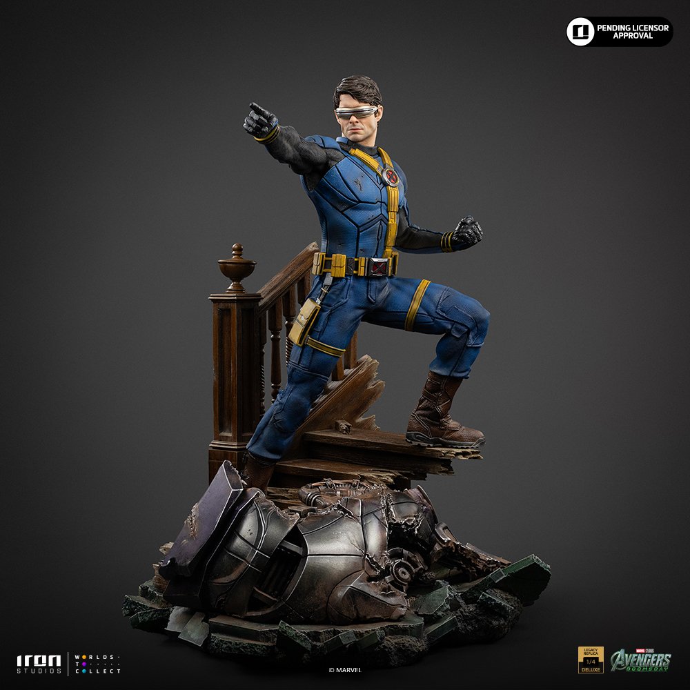 CYCLOPS DELUXE VER. - AVENGERS: DOOMSDAY - LEGACY REPLICA 1/4 - IRON STUDIOS - Imagen 12