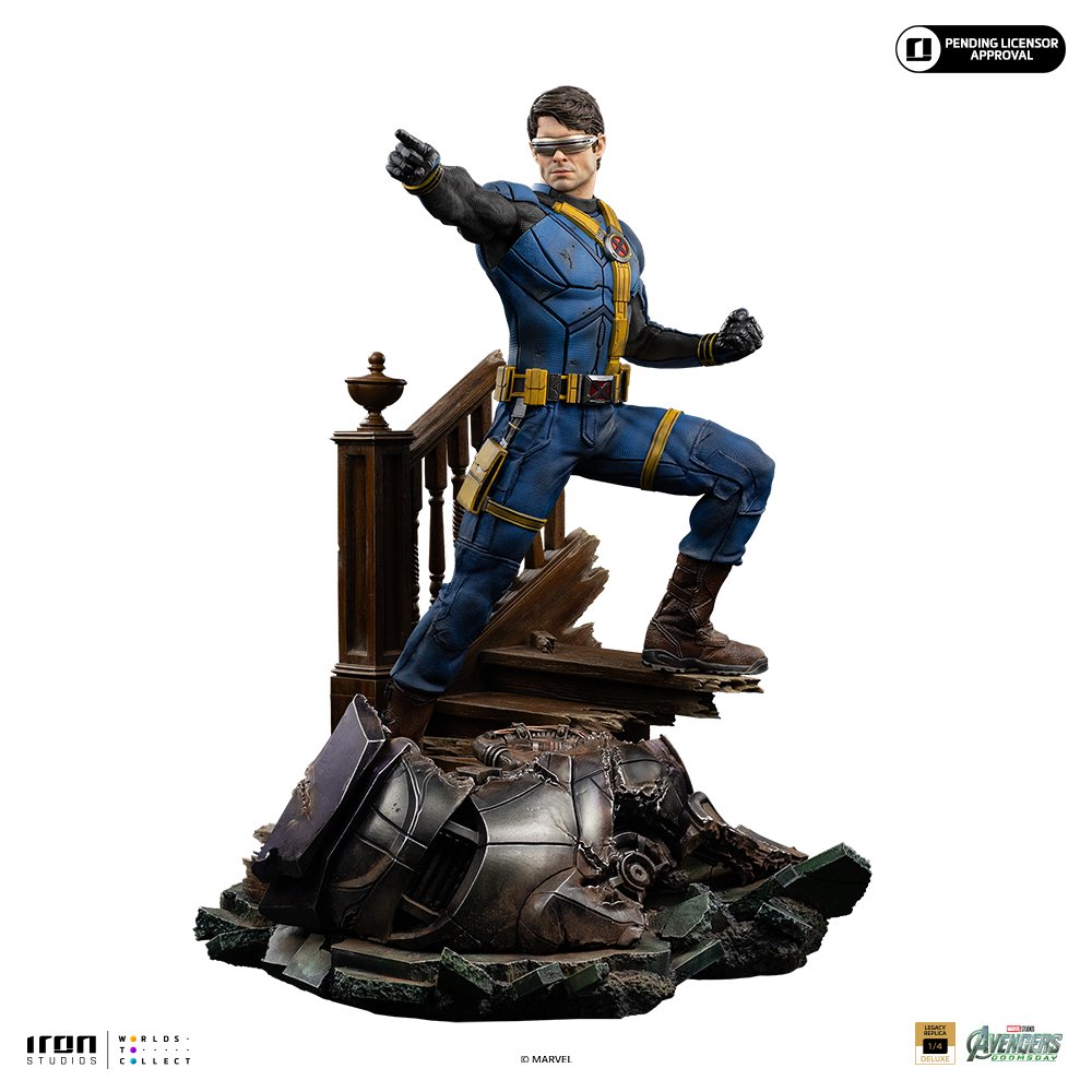 CYCLOPS DELUXE VER. - AVENGERS: DOOMSDAY - LEGACY REPLICA 1/4 - IRON STUDIOS - Imagen 5
