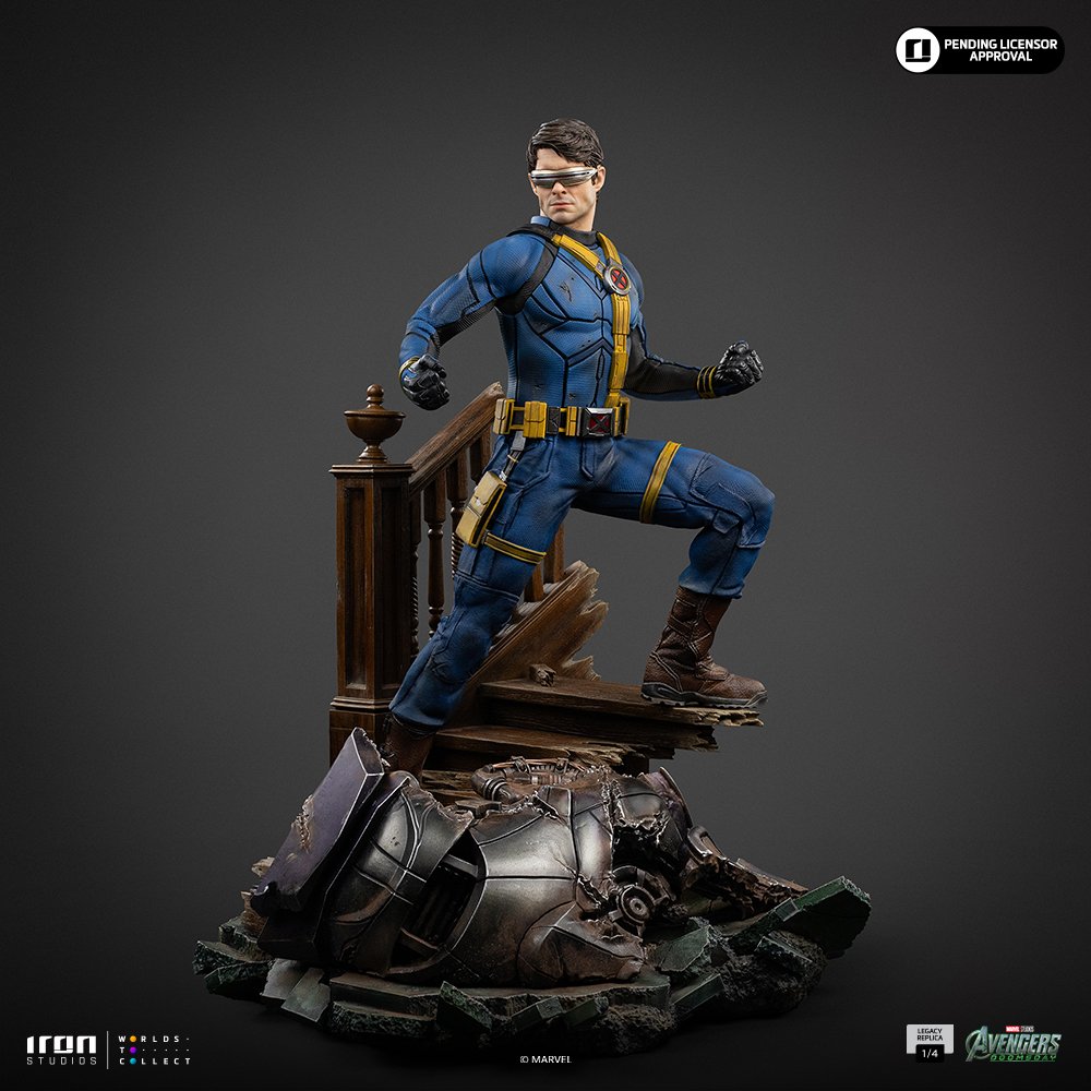 CYCLOPS REGULAR VER. - AVENGERS: DOOMSDAY - LEGACY REPLICA 1/4 - IRON STUDIOS - Imagen 3