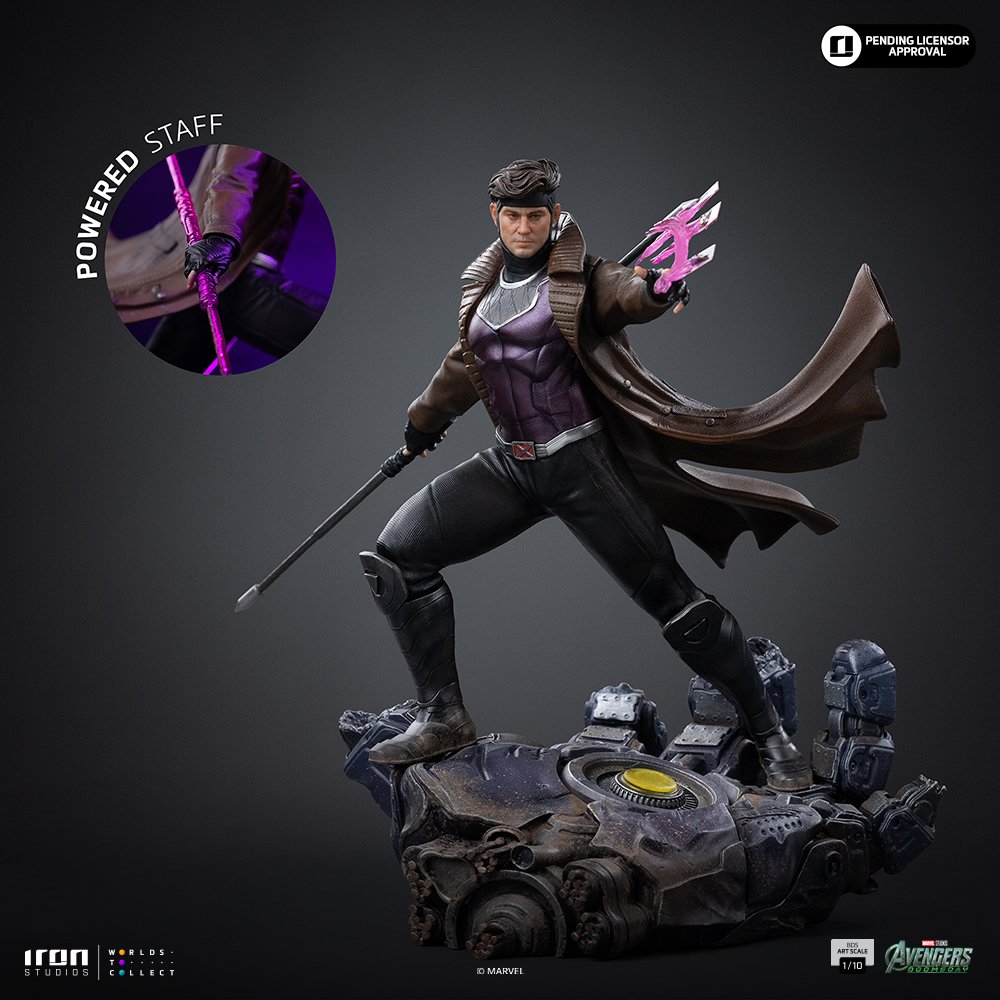 GAMBIT - AVENGERS: DOOMSDAY - BDS ART SCALE 1/10 - AVENGERS: DOOMSDAY - ART SCALE 1/10 - IRON STUDIOS - Imagen 10