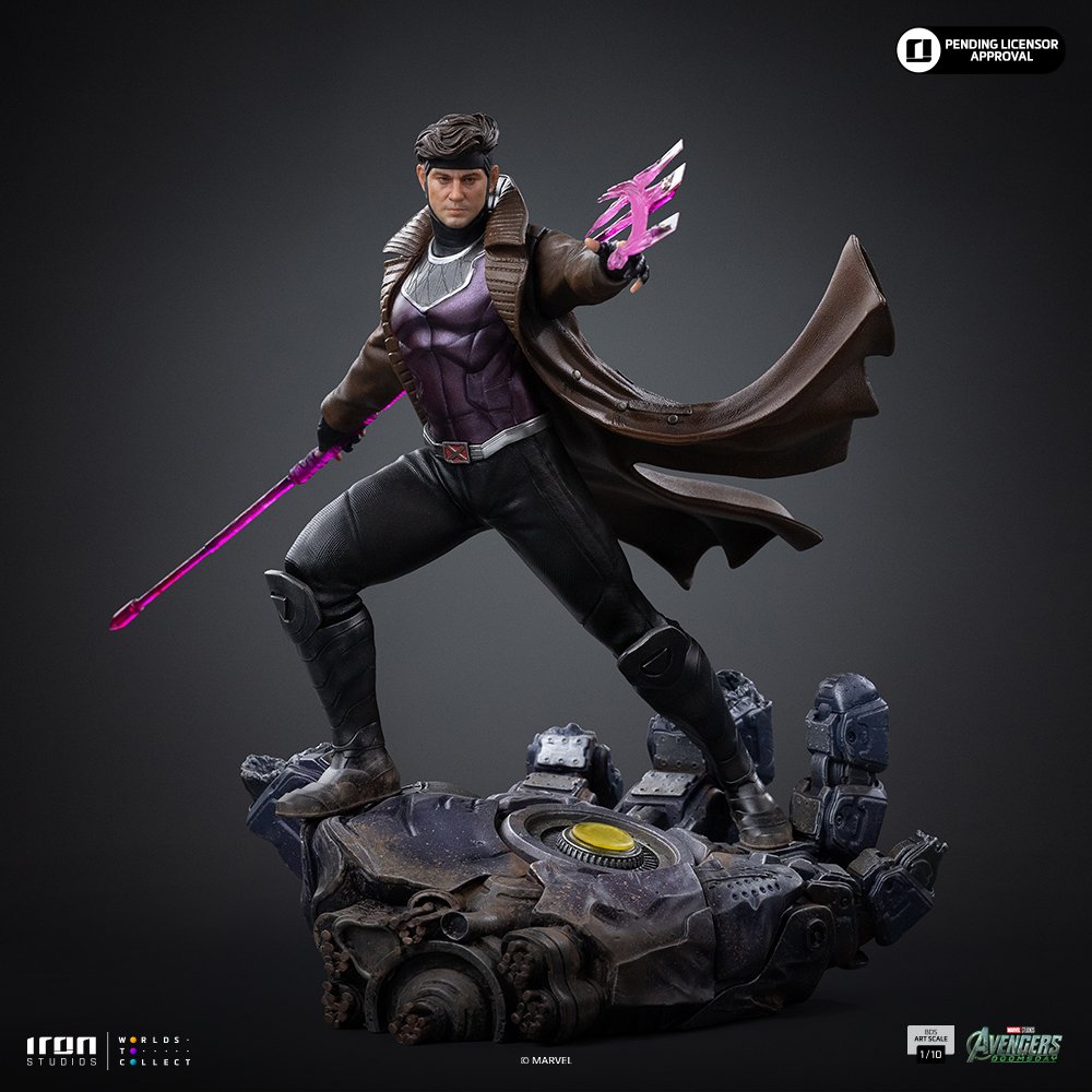 GAMBIT - AVENGERS: DOOMSDAY - BDS ART SCALE 1/10 - AVENGERS: DOOMSDAY - ART SCALE 1/10 - IRON STUDIOS - Imagen 11