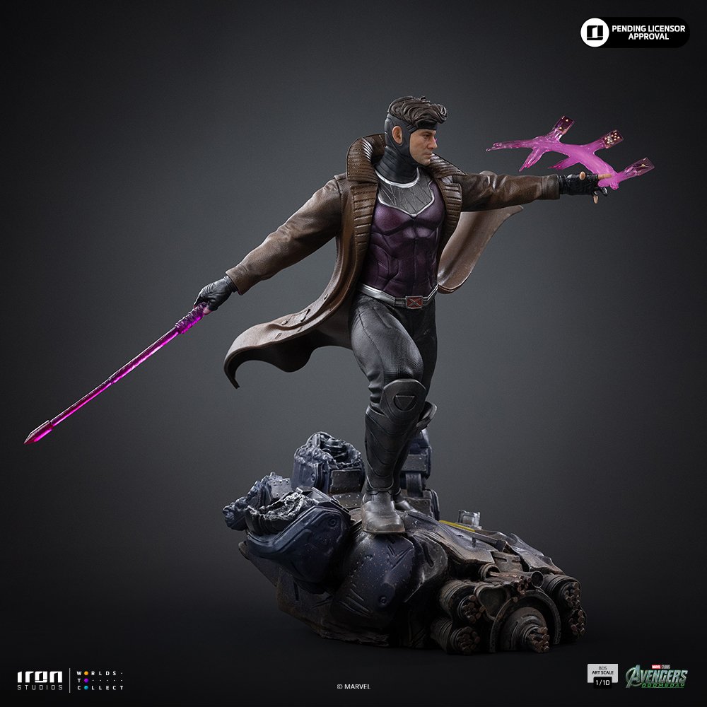 GAMBIT - AVENGERS: DOOMSDAY - BDS ART SCALE 1/10 - AVENGERS: DOOMSDAY - ART SCALE 1/10 - IRON STUDIOS - Imagen 17
