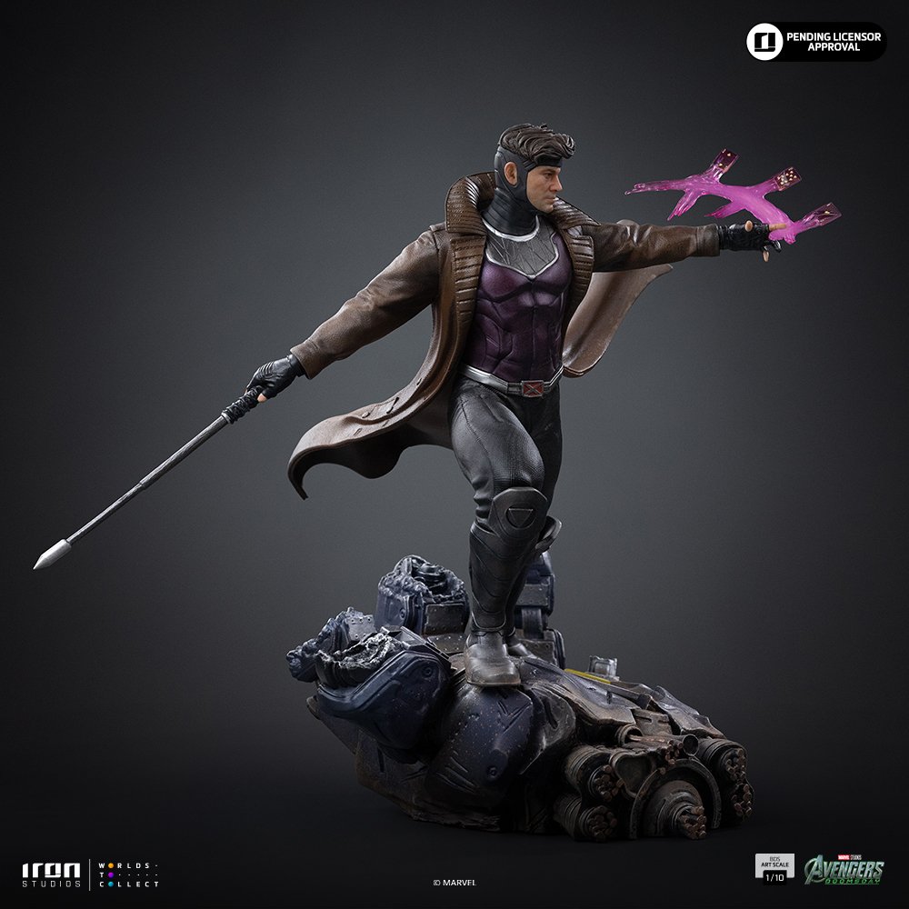 GAMBIT - AVENGERS: DOOMSDAY - BDS ART SCALE 1/10 - AVENGERS: DOOMSDAY - ART SCALE 1/10 - IRON STUDIOS - Imagen 18