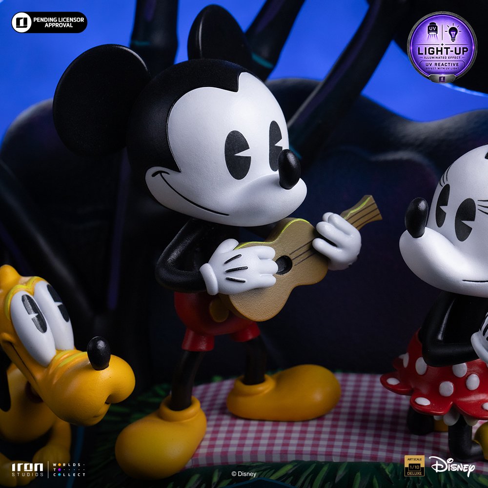 MICKEY, MINNIE AND PLUTO - DISNEY CLASSICS - ART SCALE 1/10 - IRON STUDIOS - Imagen 5
