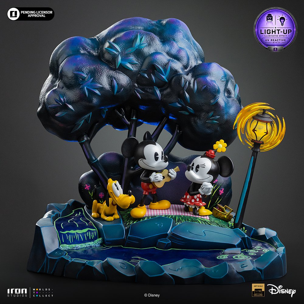 MICKEY, MINNIE AND PLUTO - DISNEY CLASSICS - ART SCALE 1/10 - IRON STUDIOS - Imagen 7