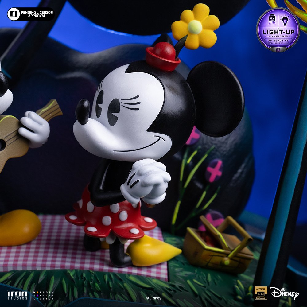 MICKEY, MINNIE AND PLUTO - DISNEY CLASSICS - ART SCALE 1/10 - IRON STUDIOS - Imagen 8
