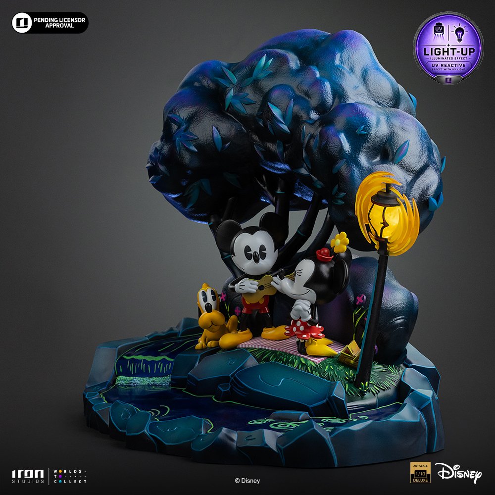 MICKEY, MINNIE AND PLUTO - DISNEY CLASSICS - ART SCALE 1/10 - IRON STUDIOS - Imagen 10