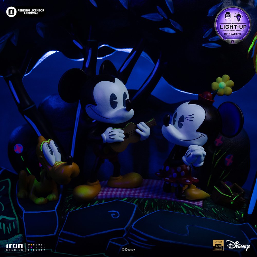 MICKEY, MINNIE AND PLUTO - DISNEY CLASSICS - ART SCALE 1/10 - IRON STUDIOS - Imagen 12