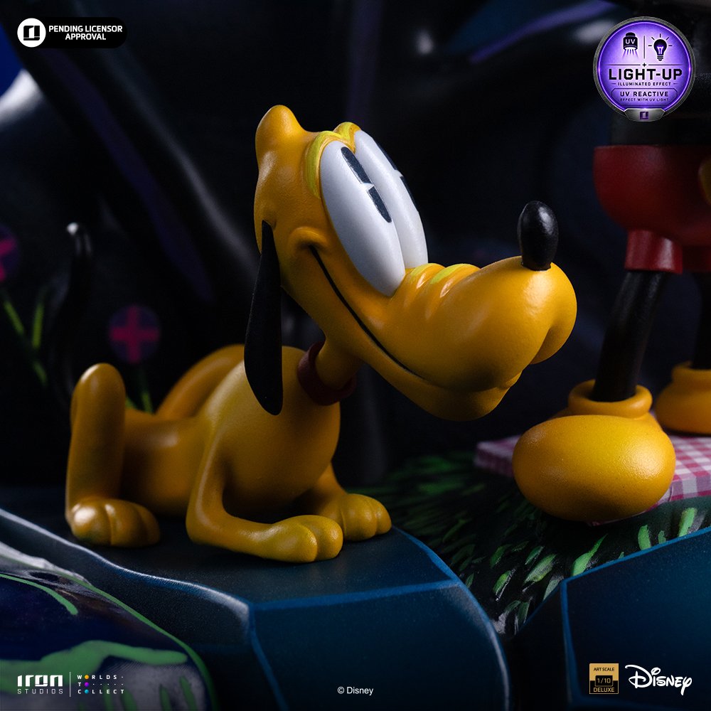 MICKEY, MINNIE AND PLUTO - DISNEY CLASSICS - ART SCALE 1/10 - IRON STUDIOS - Imagen 14
