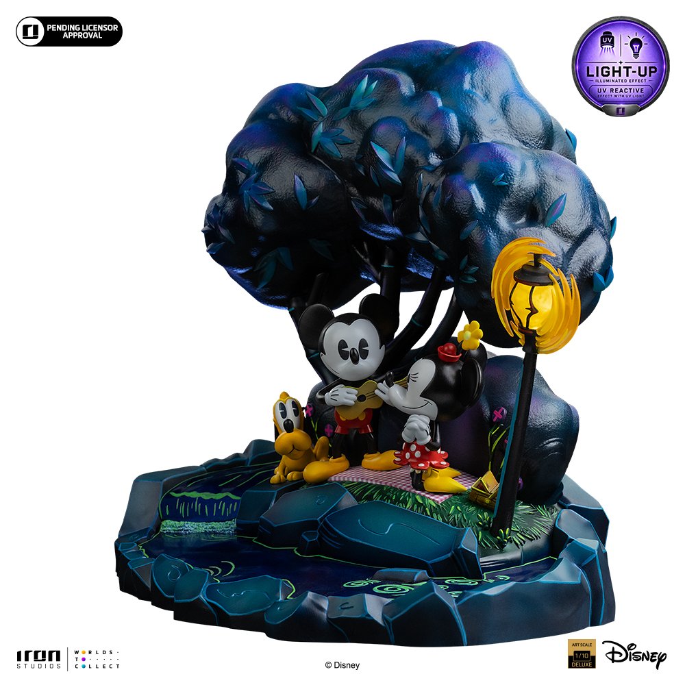 MICKEY, MINNIE AND PLUTO - DISNEY CLASSICS - ART SCALE 1/10 - IRON STUDIOS - Imagen 2