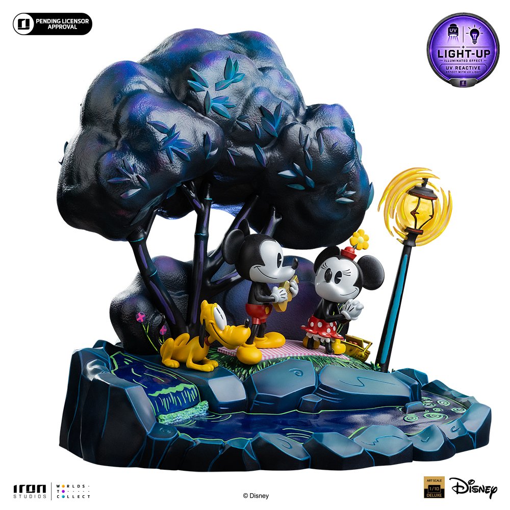 MICKEY, MINNIE AND PLUTO - DISNEY CLASSICS - ART SCALE 1/10 - IRON STUDIOS - Imagen 3