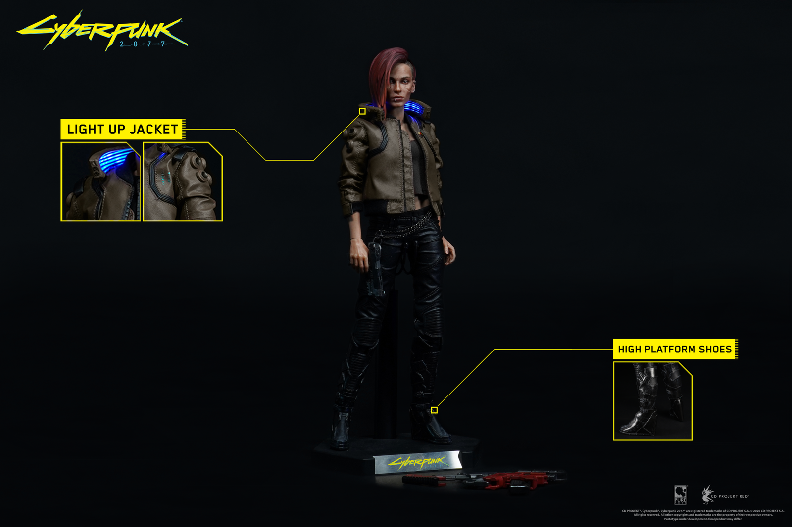 YAIBA KUSANAGI BUNDLE (FEMALE) - CYBERPUNK 2077 - 1/6 FIGURE SCALE 30 CM - PURE ARTS - Imagen 4