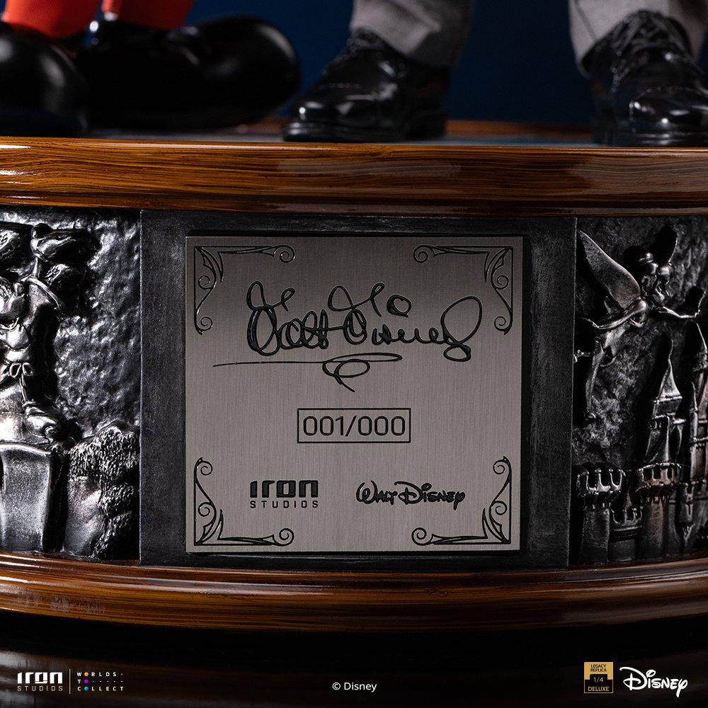 WALT DISNEY & MICKEY MOUSE - DISNEY CLASSICS - ART SCALE 1/4 - IRON STUDIOS - Imagen 11
