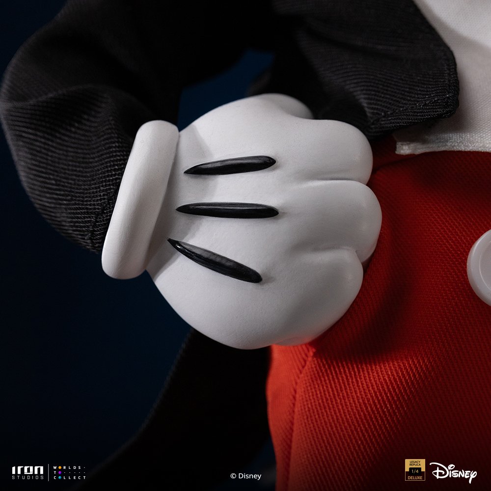 WALT DISNEY & MICKEY MOUSE - DISNEY CLASSICS - ART SCALE 1/4 - IRON STUDIOS - Imagen 14