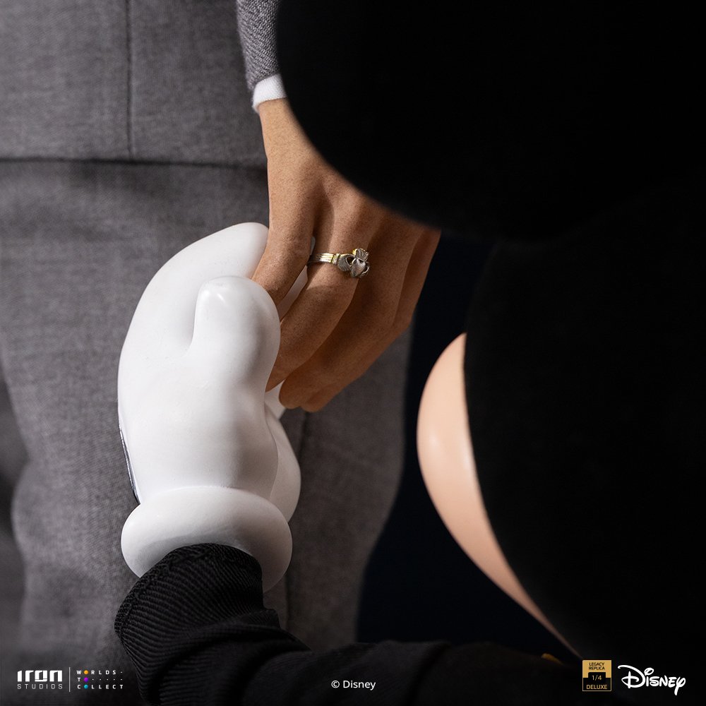 WALT DISNEY & MICKEY MOUSE - DISNEY CLASSICS - ART SCALE 1/4 - IRON STUDIOS - Imagen 16