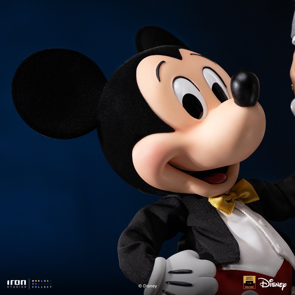 WALT DISNEY & MICKEY MOUSE - DISNEY CLASSICS - ART SCALE 1/4 - IRON STUDIOS - Imagen 18