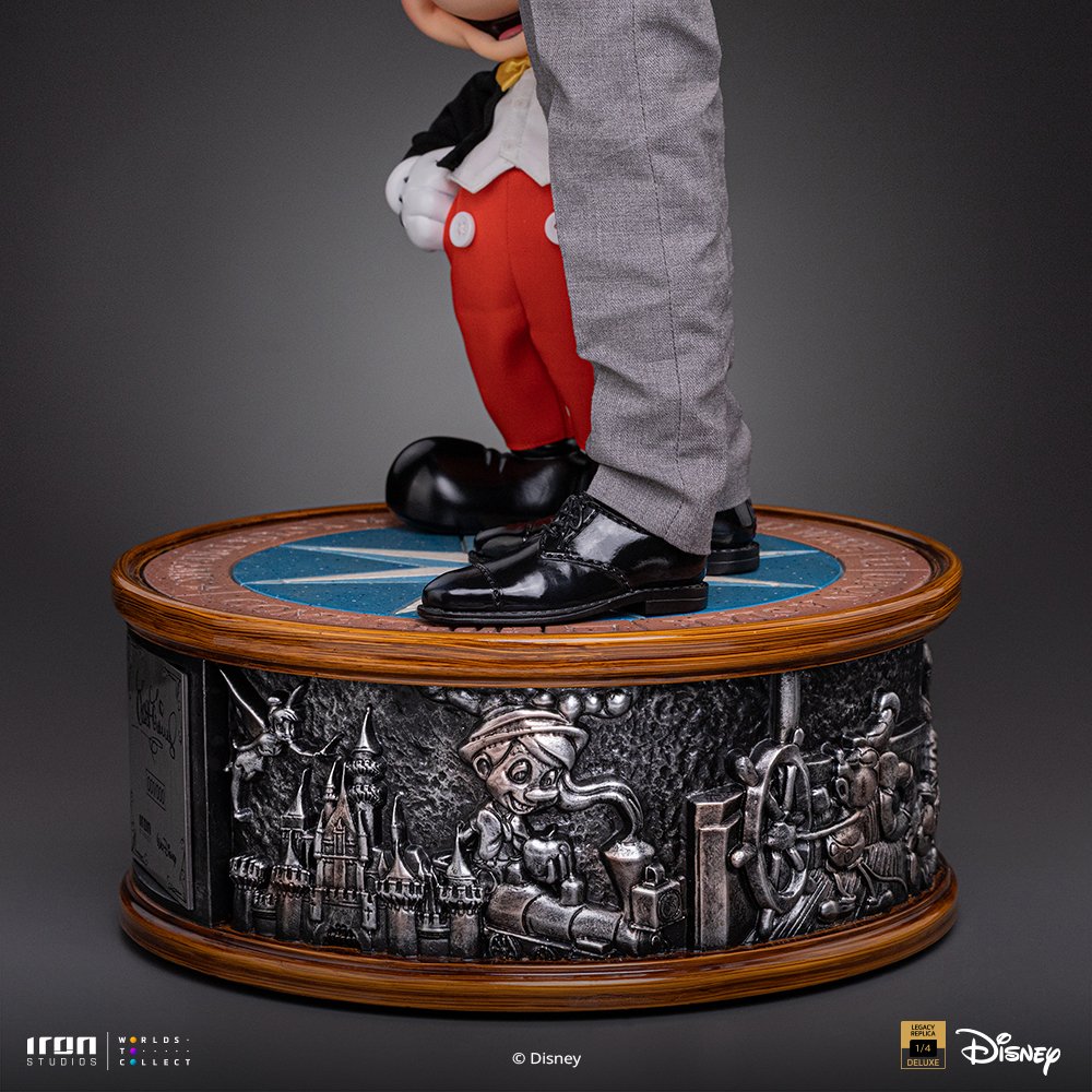 WALT DISNEY & MICKEY MOUSE - DISNEY CLASSICS - ART SCALE 1/4 - IRON STUDIOS - Imagen 22