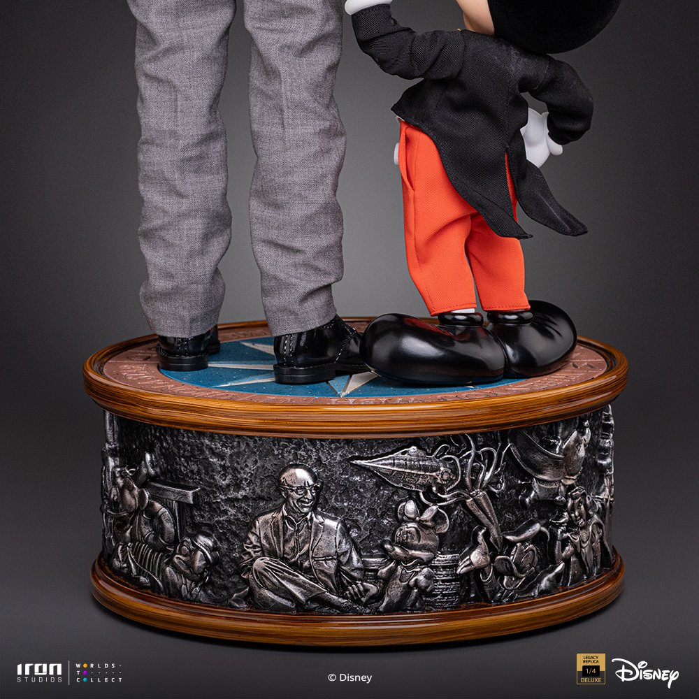 WALT DISNEY & MICKEY MOUSE - DISNEY CLASSICS - ART SCALE 1/4 - IRON STUDIOS - Imagen 24