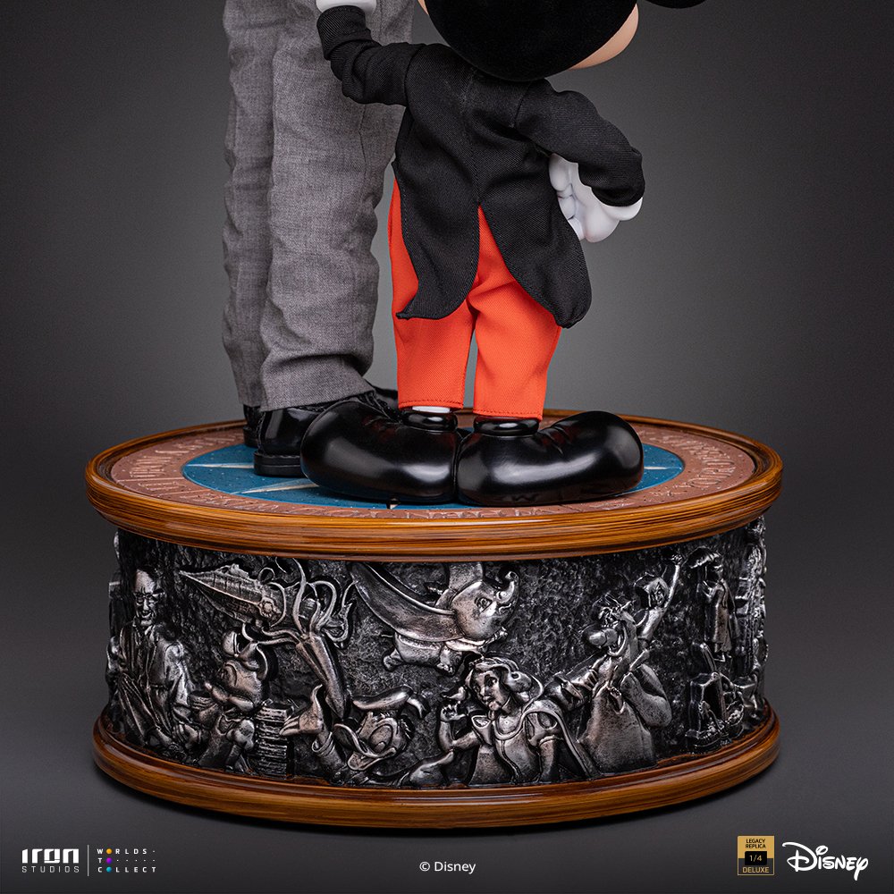WALT DISNEY & MICKEY MOUSE - DISNEY CLASSICS - ART SCALE 1/4 - IRON STUDIOS - Imagen 25
