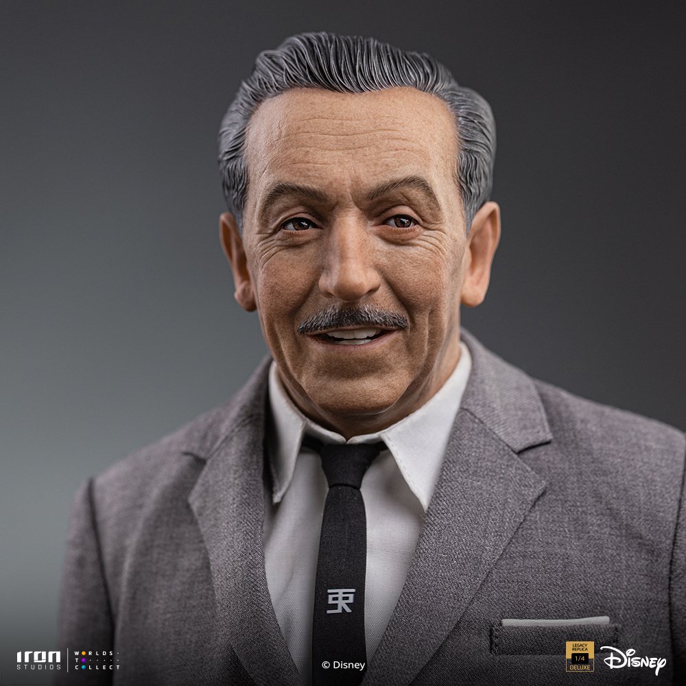 WALT DISNEY & MICKEY MOUSE - DISNEY CLASSICS - ART SCALE 1/4 - IRON STUDIOS - Imagen 27