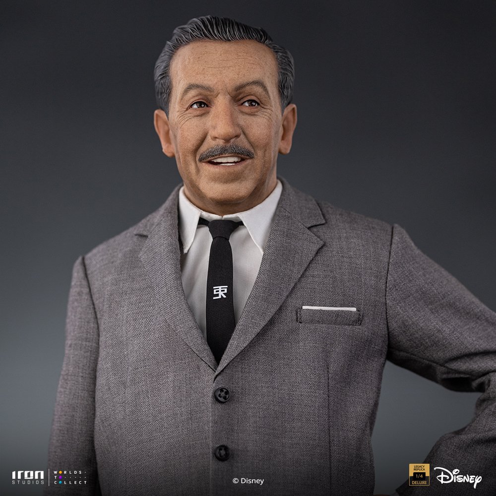 WALT DISNEY & MICKEY MOUSE - DISNEY CLASSICS - ART SCALE 1/4 - IRON STUDIOS - Imagen 28