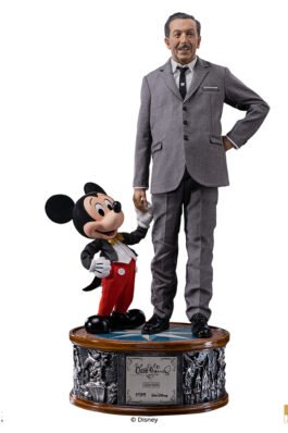 WALT DISNEY & MICKEY MOUSE – DISNEY CLASSICS – ART SCALE 1/4 – IRON STUDIOS